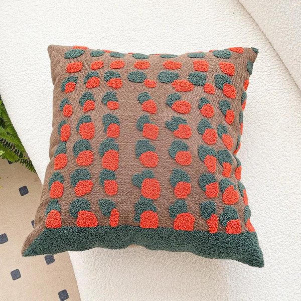 Funda De CojíN Bordada Para Toalla De Hotel 45X45Cm Bohemia Lujo Ligero DecoracióN De Sala De Estar Sofá Funda De CojíN Funda De Almohada Boho 45X45Cm-image