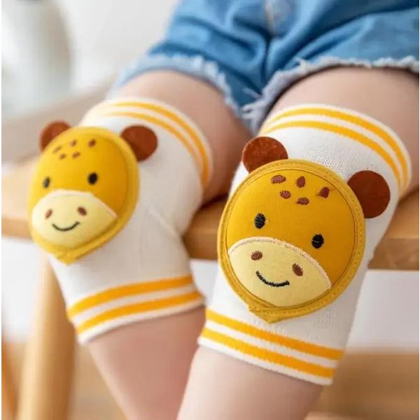 Rodilleras De Verano Para NiñOs Rodilleras De Bebé Para Aprender A Gatear Y Caminar Protectores De Piernas Rodilleras Para BebéS Coderas Oro-image