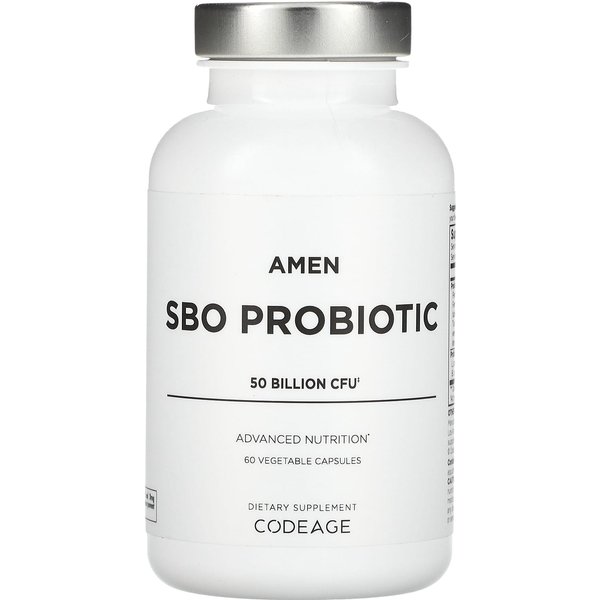 ProbióTico Codeage, Amen, Sbo, 50 Mil Millones De Ufc, 60 CáPsulas Vegetales-image