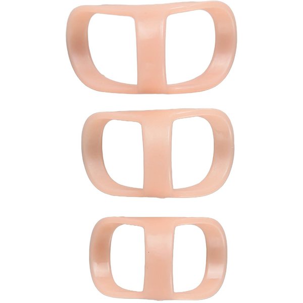 FéRula Para Dedos De 3 Piezas, Soporte De FijacióN Para Articulaciones, ProteccióN PláStica Para La Artritis, Para Dedos En Mazo De 4, 5 Y 6 Pulgadas.-image