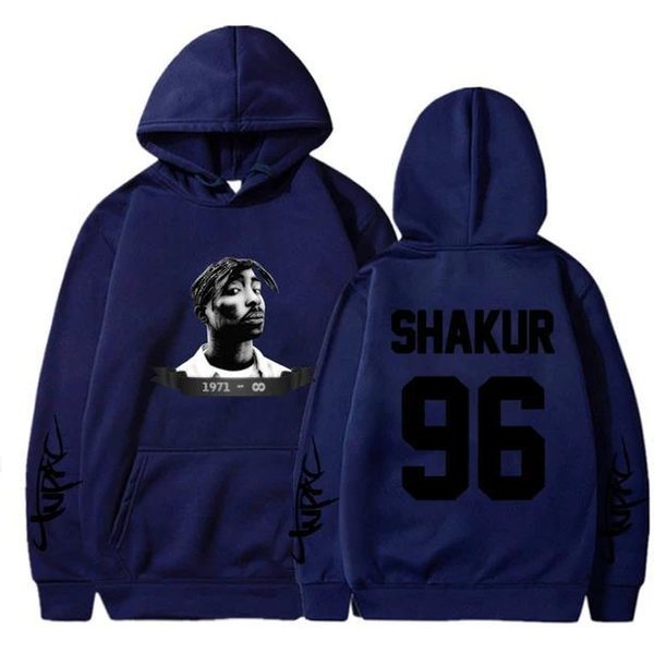 Bluza Z Kapturem MęSka 2Pac, Bluza Unisex, Stylowa Bluza Hip-Hopowa, Sweter Casualowy, Bluza W Stylu Ulicznym Jesień/Zima M-image