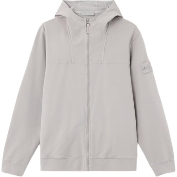 Sudadera Con Capucha Y Cremallera De Manga Larga Ligera Stone Island Serie Ghost SS26 Hombre Sudadera L1S156100024S00F3V0064 L-image