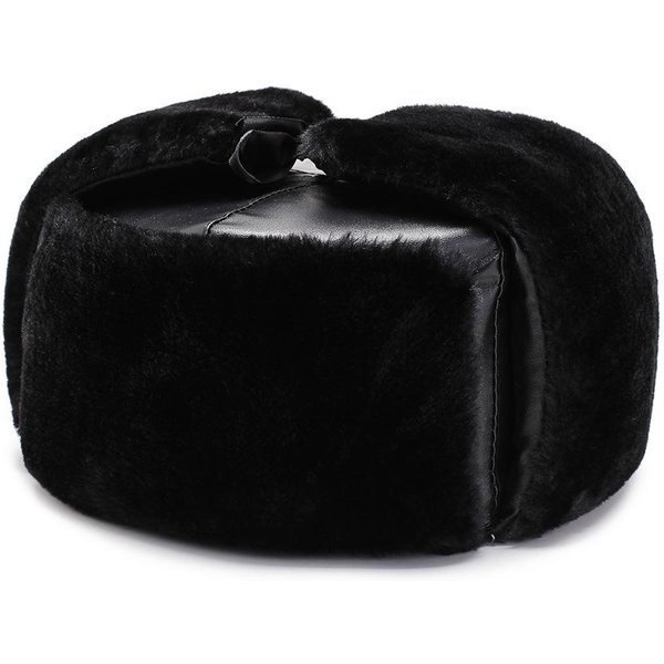 ProteccióN Para Los OíDos Sombrero Lei Feng A Prueba De Viento Y FríO Espesado CáLido Exterior Ciclismo Guardia De Seguridad Servicio Sombrero De AlgodóN A Prueba De FríO One Size Black-image