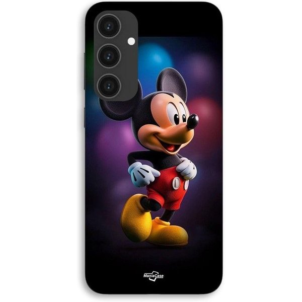 Funda Para Samsung Galaxy S25 Fe Mickey Globos De Colores Maniacase Negro-image