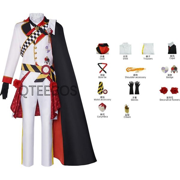 Twisted Wonderland Cosplay Kostium Riddle Halloween Karnawał Kostiumy Anime Stroje Mundury Garnitury Dla DorosłYch Xxxl Black-image