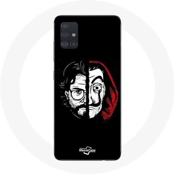 Coque Samsung Galaxy A51 La Casa De Papel El Profesor Masque Split-image