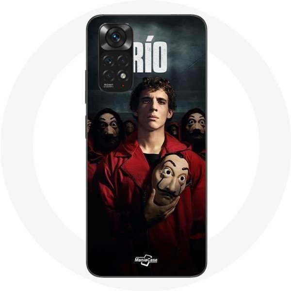 Funda Para Xiaomi Redmi Note 11S La Casa De Papel RíO MáScara-image