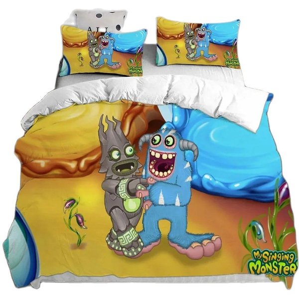 Kolekcja PośCieli Monsters University Poszewka Na KołDrę Sullivan Rozmiar KróLewski Poszewka Na KołDrę BliźNiaczą Odpowiednia Dla Dzieci I DorosłYch 135X200Cm-2Pcs-image