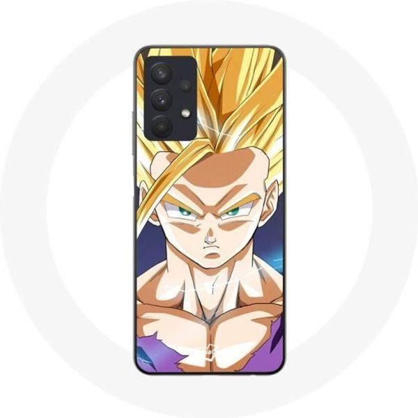 Coque Maniacase Pour Samsung Galaxy A32 4G Dragon Ball Z Sangoku Cheveux Blonds-image