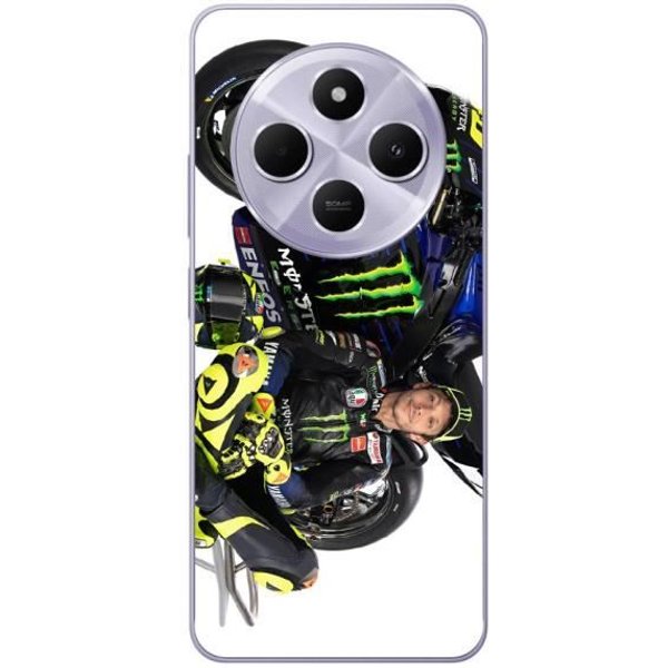 Coque - Maniacase - Xiaomi Redmi 14C - Souple - Noir - Motorsport-image
