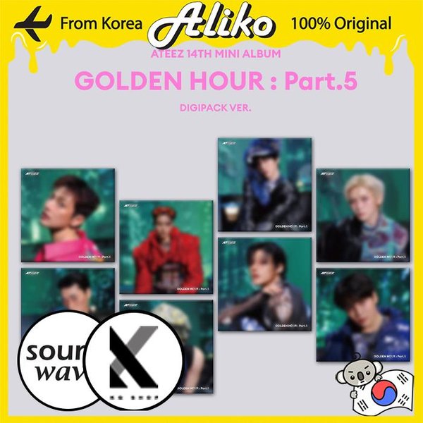 14º Mini ÁLbum De Ateez - Golden Hour : Parte.5 (Digipack Ver.) NO POB - Wooyoung-image