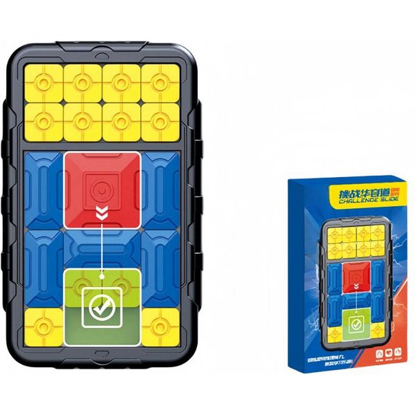 Juego De Mesa Rompecabezas Huarong Road Pensamiento LóGico Juguete Interactivo 500+ Niveles Juego Super Slide Regalo De CumpleañOs Para NiñOs-image