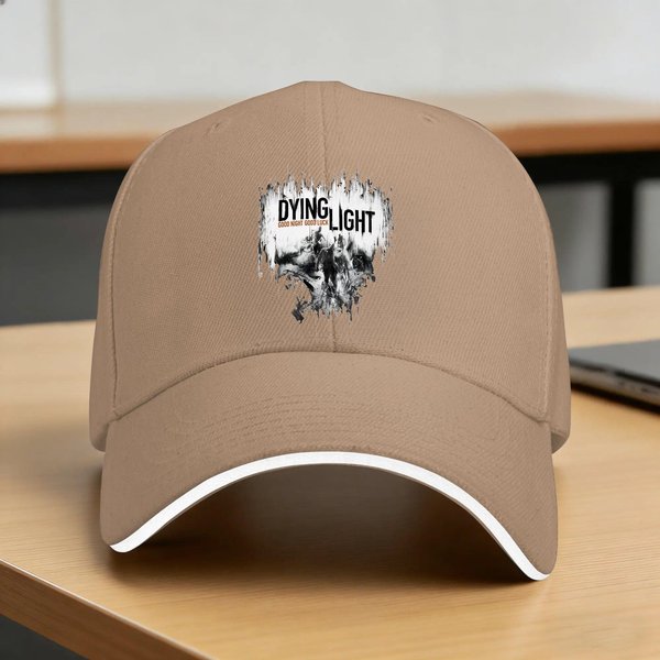 Dying Light Gra Codzienna Czapka Baseballowa Outdoor SiłOwnia Hip Hop Czapki Letnia ChroniąCa Przed SłOńCem Kobiety MężCzyźNi Stylowa Czapka Snapback One Size Gray-image
