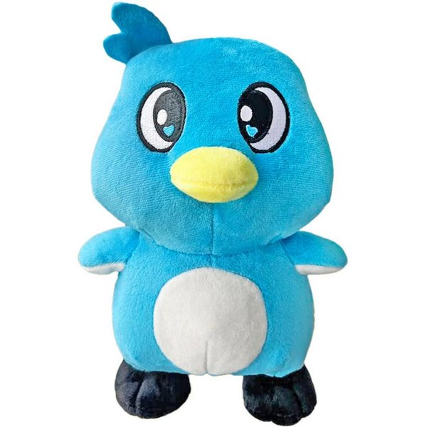 25 Cm Urocza Niebieska Ptaszyna Milo Pluszowa Zabawka MięKka KreskóWkowa Lalka Ptak Na Prezent Dla Dzieci I Dekorację Domu 25Cm Blue-image