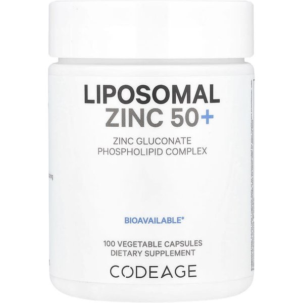 Codeage, Mineral, Zinc Liposomal 50, 50 Mg, 100 CáPsulas-image
