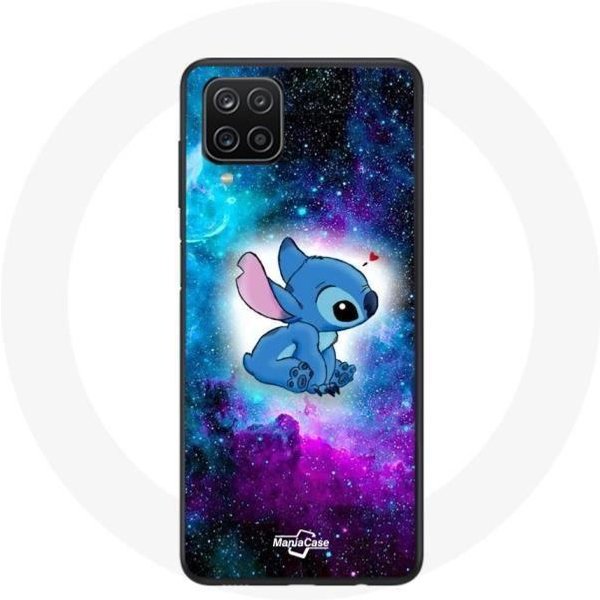 Funda - Maniacase - Galaxy A12 - Stitch Ohana - Suave - Colorida-image