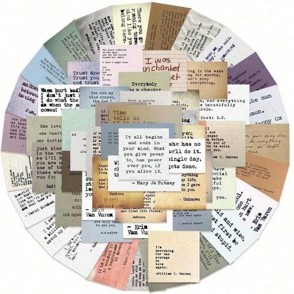 60 Uds. Pegatinas De Citas Famosas Retro, Pegatinas Decorativas De Frases Motivacionales Retro, Pegatinas Vintage Inspiradoras Para Diario One-Size Varios Colores-image