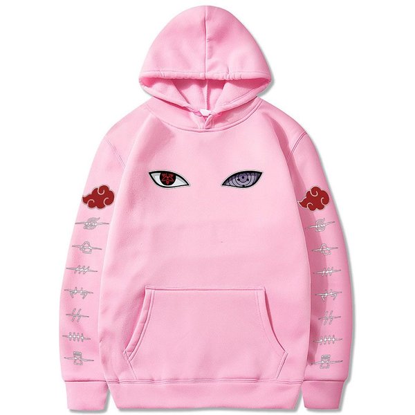 Naruto Cosplay Bluza Z Kapturem Harajuku Bluzy MęSkie BawełNiane Bluzy Z Kapturem M White-image