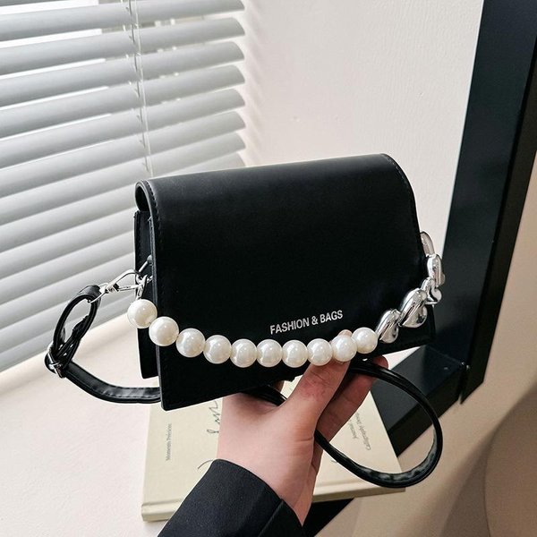 Bolso De Hombro Simple Y A La Moda Para Mujer OtoñO Nuevo Gran Capacidad Coreano Casual De Mano Cruzado Bolso Cuadrado PequeñO-image