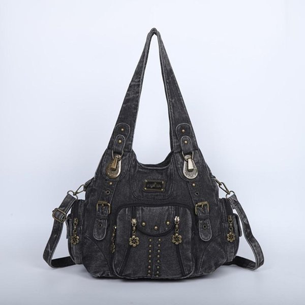 Angel Kiss Torebka Damska Modne Torebki Damskie Torby Na Ramię PU SkóRzana Torebka Damska AktóWka Torba Na Ramię Bolsa Feminina (30Cm-image