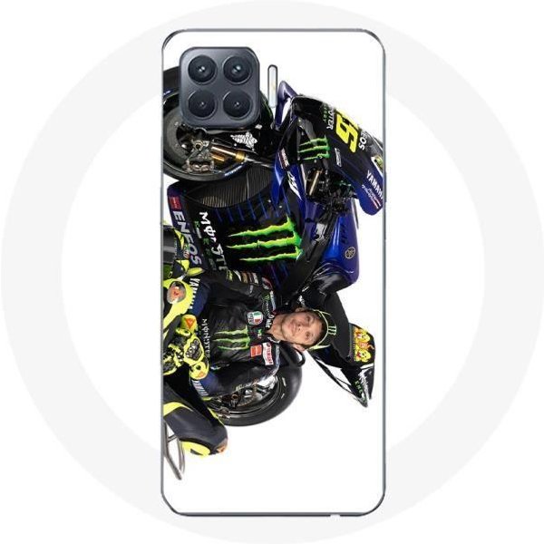 Funda - Valentino Rossi - Oppo A93 - Flexible - ProteccióN - Piloto De Velocidad Blanco-image