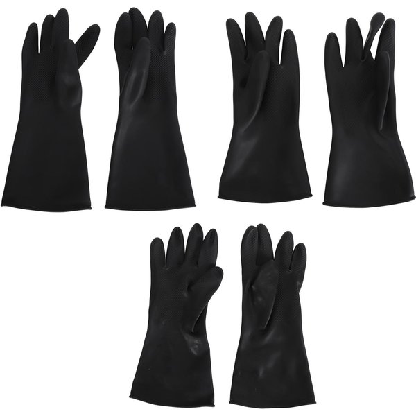 1 Par Guantes Resistentes A QuíMicos Reutilizables LáTex CóModos Protectores VersáTiles Seguridad Trabajo Largos-image