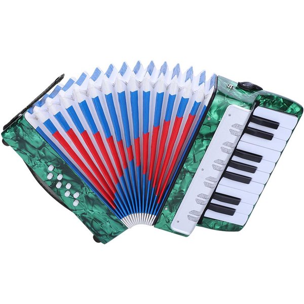 AcordeóN De Piano De 17 Teclas Y 8 Bajos, Instrumento Musical Para Estudiantes Principiantes-image