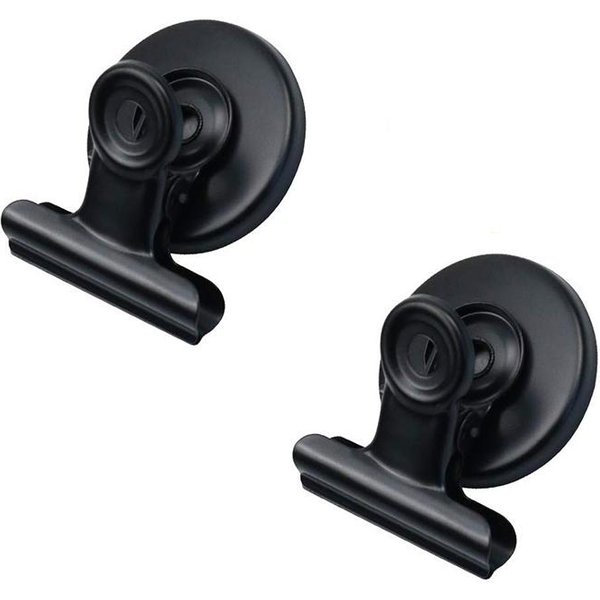 2 Piezas Clips MagnéTicos Para Nevera Con Almohadillas Adhesivas AntiarañAzos Clips MagnéTicos Fuertes Para Refrigerador Imanes Fuertes Para Pizarra Blanca Amarillo-image