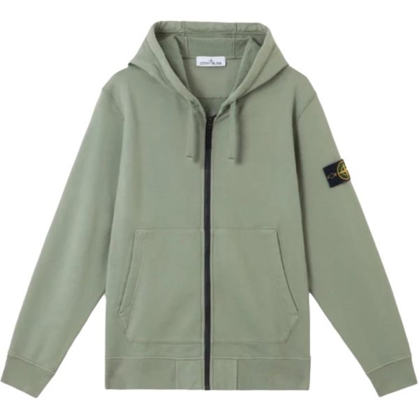 Sudadera Con Capucha Y Bolsillo Canguro De Manga Larga Stone Island Para Hombre K2S156100061S0051-V0055 XL Gray-image