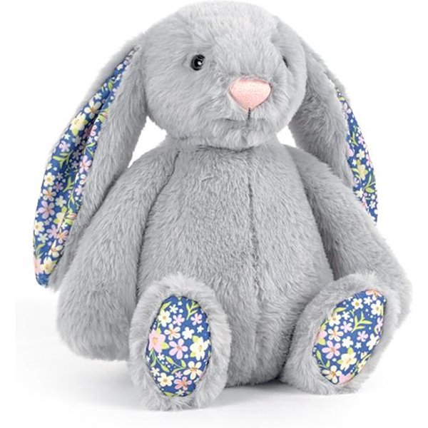 Bonnie KróLik Kwiatowe Uszy Pluszowe Zabawki KróLik Wypchane Lalki Kawaii Dekoracja Pokoju Zabawka MięKka Poduszka Na Sofę Prezenty Urodzinowe Dla Dzieci 31Cm Kolor Szary-image