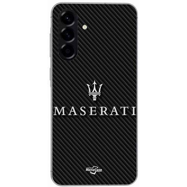 Etui - Masertati - Samsung Galaxy A26 - Silikonowe - Elastyczne - Karbonowe BiałE Czarny-image