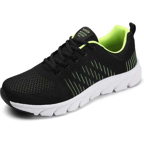 Zapatillas Deportivas De Alta Calidad Para Hombre Verano Malla Transpirable Zapatillas Casuales Para Hombre Ligeras Zapatillas Para Fitness Para Hombre Zapatillas Para Correr Para Hombre 39 Black-image