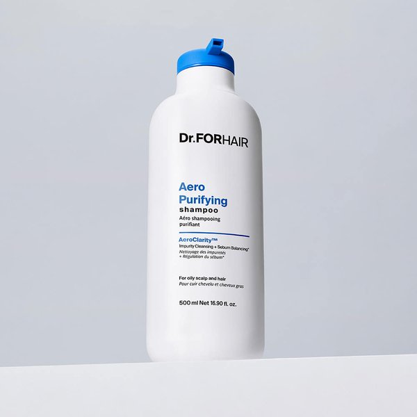 Dr.Forhair Champú Purificante Aero 500Ml Limpieza Profunda Cuidado Del Sebo Para Cuero Cabelludo Graso-image