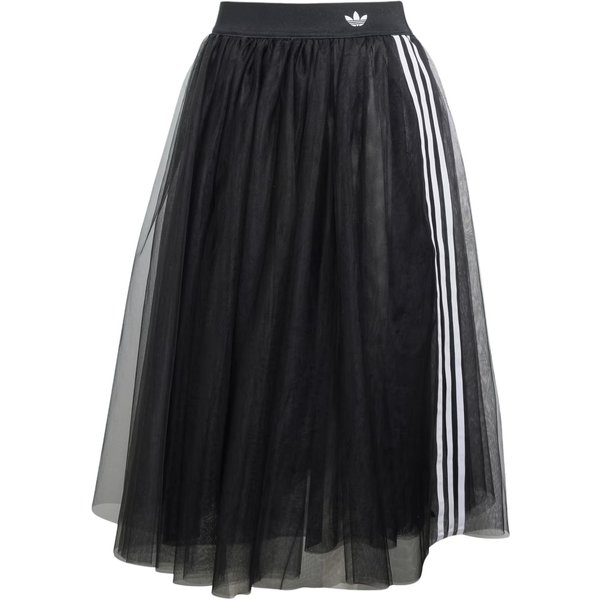 Falda Larga Casual CóModa CláSica Rayada De Tul Adidas Originals Para Mujer Faldas KS6563 A/M-image