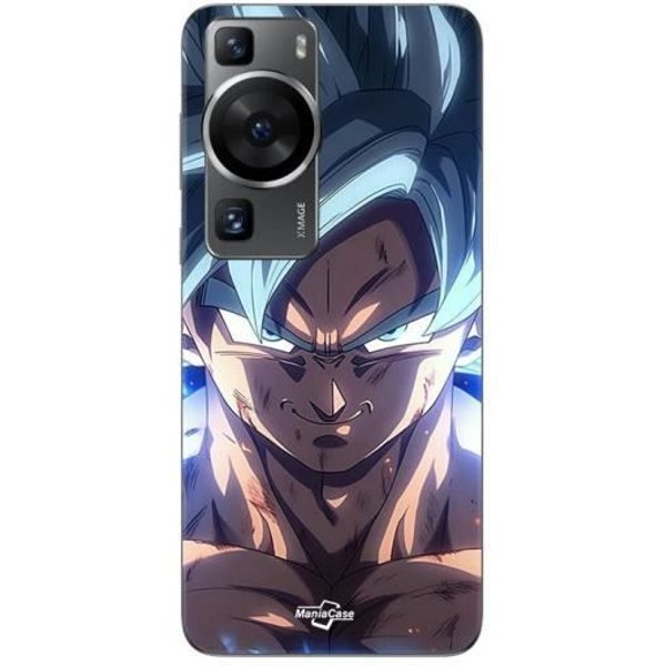 Coque Huawei P60 Dragon Ball Z Goku Ultra Instinct Face éNervé Maniacase-image