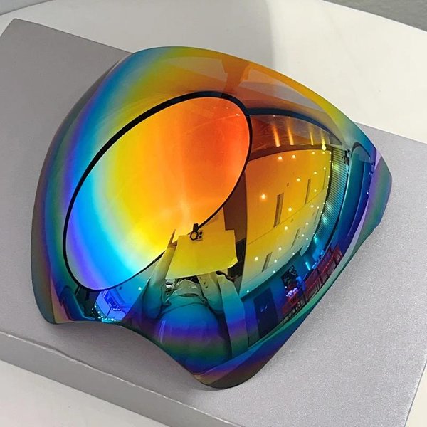 Gafas Deportivas Enormes Para Hombre Espejo Futurista Outdoor Ciclismo Protectoras Sombras Solares Para Mujer Modernas Envueltas Redondas Sombras Anti-Uv-image