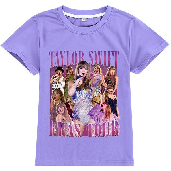 A951 Camiseta De Verano De Manga Corta Taylor Swift Para NiñOs Y NiñAs 170Cm-image