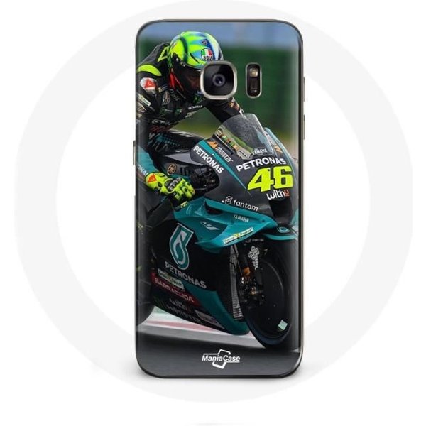 Funda - Maniacase - Samsung Galaxy S6 - Valentino Rossi Motogp 46 - Flexible - Negra-image