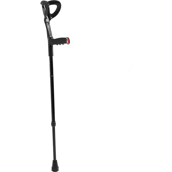 Muleta De Antebrazo Plegable Antideslizante Ajustable Ligera ErgonóMica PortáTil BastóN Muleta Plegable Para-image
