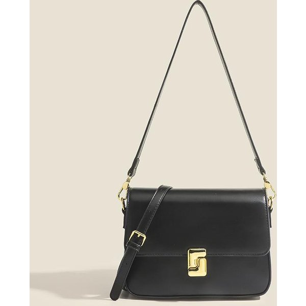 Bolso De Mujer Moda Bolso De Axila DiseñO Original Bolso Cuadrado PequeñO Bolso Cruzado Para Mujer Bolso De Hombro De Gama Alta Negro-image