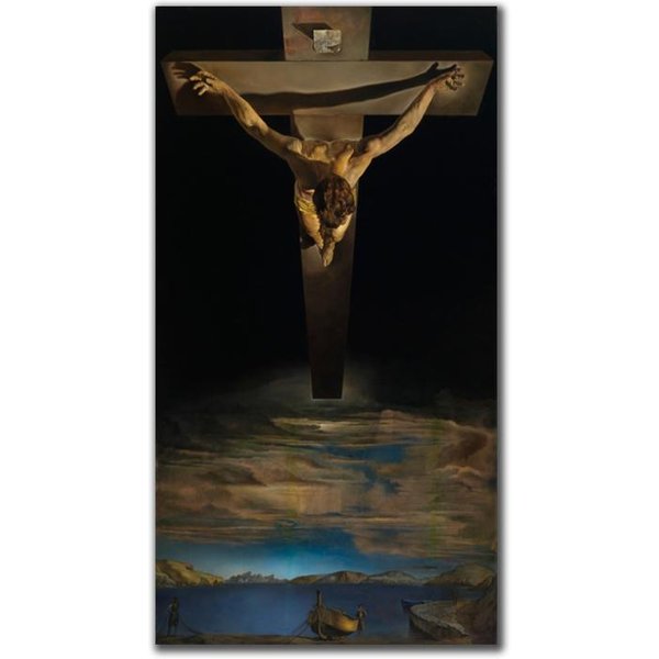 Salvador Dali Obraz Na PłóTnie Chrystus Giclee Plakaty I Druki Obraz śCienny Do Salonu Dekoracja śCienna Domu Cuadros 70X140Cm Unframed-image