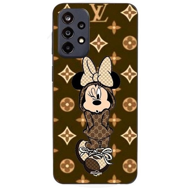 Funda De TeléFono - Maniacase - Samsung Galaxy A53 4G - Minnie Disney - Flexible - Silicona Negro-image