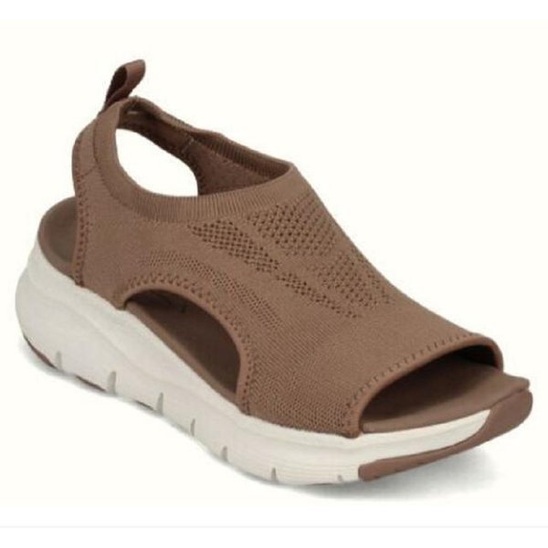35-45 Zapatos De Mujer De Talla Grande Verano 2024 Sandalias Deportivas Informales CóModas Sandalias De CuñA De Playa Para Mujer Sandalias De Plataforma Sandalias Romanas 45 MarróN-image