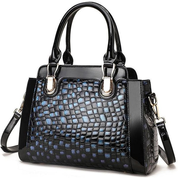 Bolso De Mujer Nuevo Bolso De Mano De Moda Y VersáTil Con Estampado De Leopardo Cuero Vacuno Gran Capacidad Bandolera De Hombro ÚNico-image