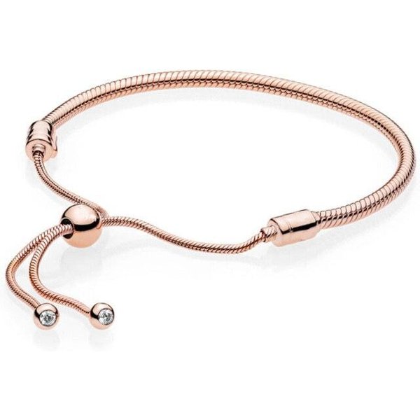 Pulsera Ajustable De Cuentas Con CorazóN Y Estrella De Pavé Y Cierre Deslizante, Ajuste De Brazalete De Plata De Ley 925, Abalorio De Cuentas, JoyeríA DIY-image