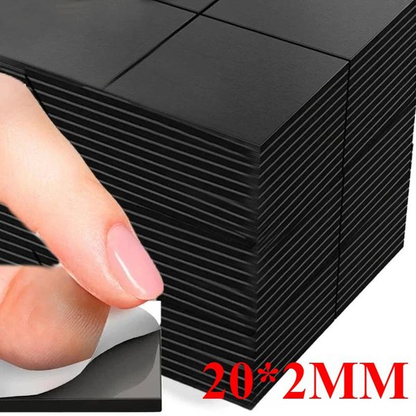 LáMinas Autoadhesivas Cuadradas MagnéTicas, Imanes Suaves Y Pegajosos, Pegatinas MagnéTicas Flexibles Para Manualidades, Para El Hogar, El FrigoríFico Y La Oficina 200PCS-image