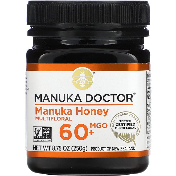Manuka Doctor, MióD Manuka, MióD Organiczny, MGO 60+, 250 G (8,75 Uncji)-image