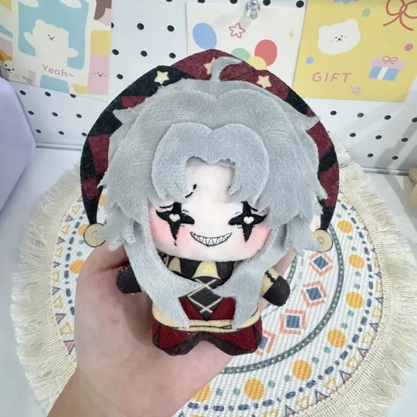 Nowa 10Cm Pierrot The Freak Lalka Pluszowa Z Cyrku FreakóW Z DźWięKiem Urocza Anime Akcesoria Zabawka Halloween BożE Narodzenie Prezent In Stock-image