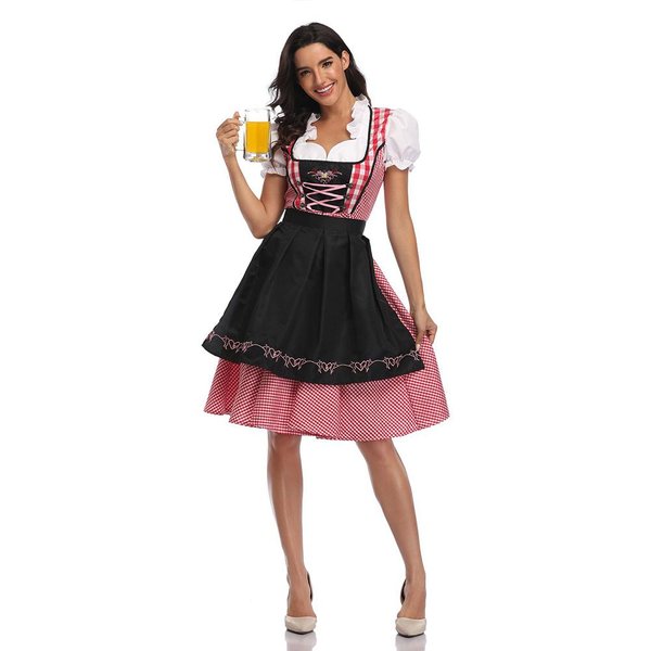 Damska Sukienka Bawarska Na Oktoberfest Kostium Na Oktoberfest Dla MężCzyzn Bawarski Niemiecki Festiwal Piwa MęSki Kostium Na Niemiecki Festiwal Piwa XL Black-image