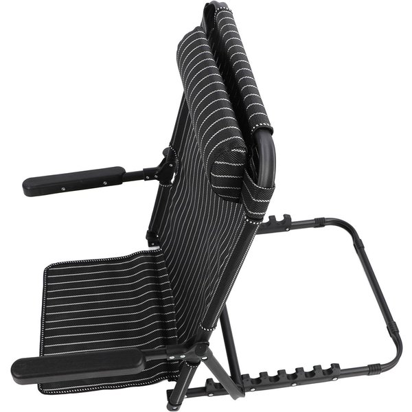 Respaldo De Cama Elevable Con Reposacabezas Reposabrazos Plegable PortáTil MultifuncióN 7 Posiciones Ajustable Respaldo Para Incorporarse Para Black-image